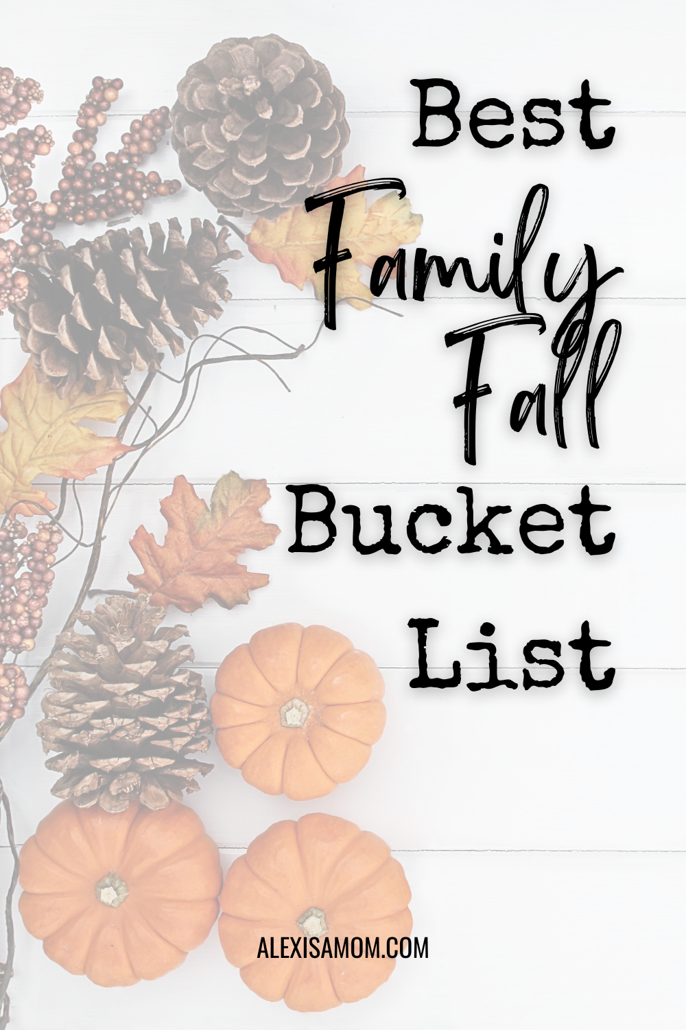 Best Family Fall Bucket List - ALEX IS A MOM dot COM